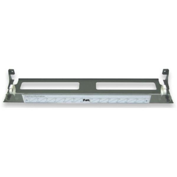 1RU Front Mount Cable Tray With I.D Strips, Ideal Electrical Catalogue Cable Management Cable Tray Cable Tray - Construction Supplies Australia
