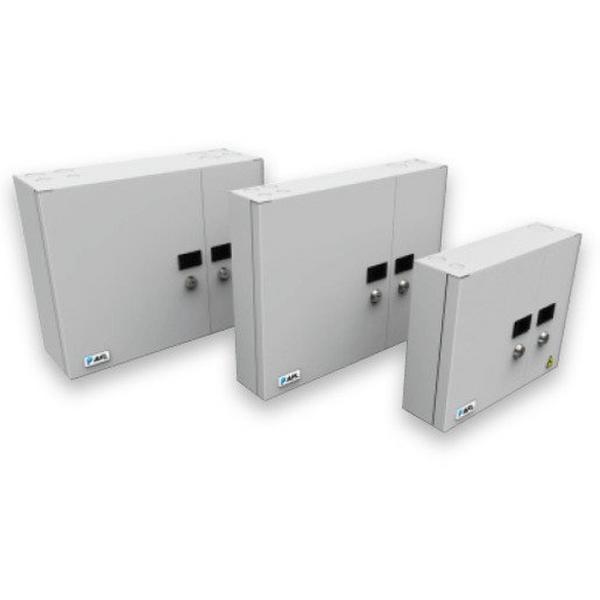 Fibre Enclosure 2 Panel Compact Modular Wall, Ideal Electrical Catalogue Data Communications Fibre Fibre Optic Distribution Box - Construction Supplies Australia