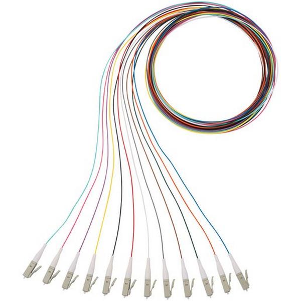 1F OM4 LC To Pigtail 900Um Buff Cable 1M Netkey, Ideal Electrical Catalogue Data Communications Fibre Pigtail - Construction Supplies Australia