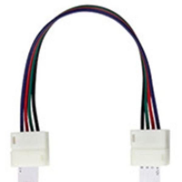 Clip Connector-Rgb 12/24V IP20 Sts 150mm Wire Vegas, Ideal Electrical Catalogue Light Fittings Led Strip Accessories Spare Parts For Light Ribbon Hose Strip - Construction Supplies Australia