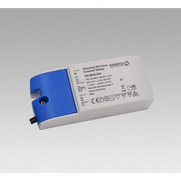 Driver LED 25W 24V Phase Cut Dim Constant Voltage, Ideal Electrical Catalogue Light Fittings Control Gear Led Driver - Construction Supplies Australia
