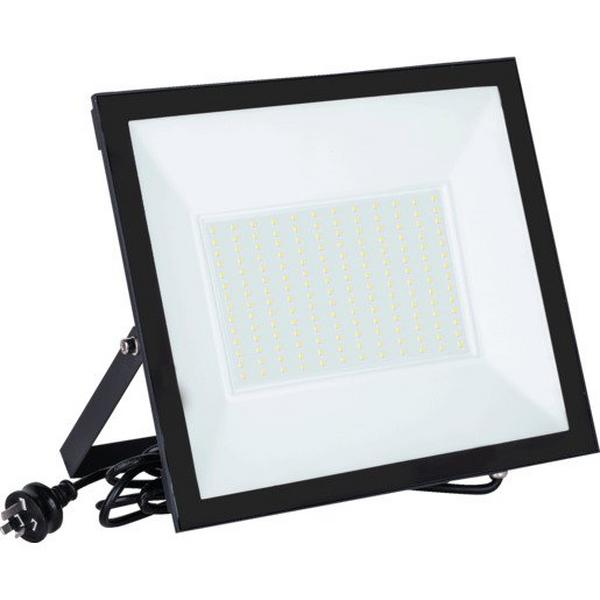 FLOODLIGHT LED 150W 13000LM IP65 F AND P BLACK NEO, Ideal Electrical Catalogue Light Fittings Downlight Downlight Spot Floodlight - Construction Supplies Australia