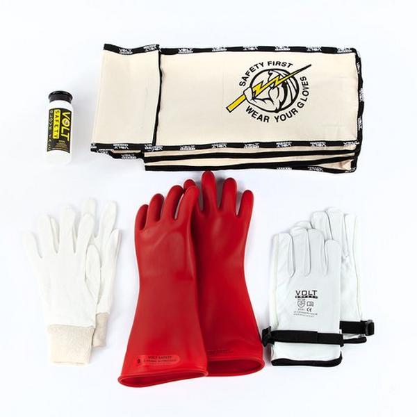 Gloves Insulated Kit Class 0 1000V Iec 360mm Size 10, Ideal Electrical Catalogue Safety Personal Protection Protective Glove - Construction Supplies Australia
