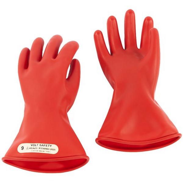 GLOVES INSULATED CLASS 00 500V 280MM IEC SIZE 10.5, Ideal Electrical Catalogue Safety Personal Protection Protective Glove - Construction Supplies Australia
