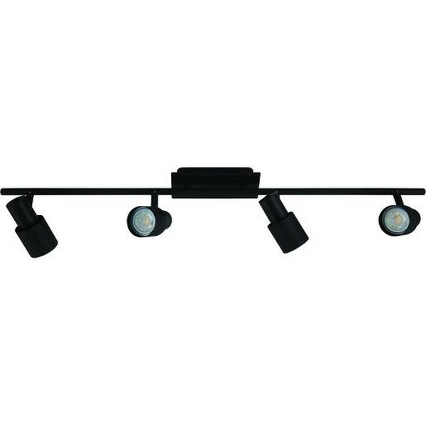 Spotlight LED GU10 4Lt 5W 4000K Matt Black Davida, Ideal Electrical Catalogue Light Fittings Downlight Downlight Spot Floodlight - Construction Supplies Australia