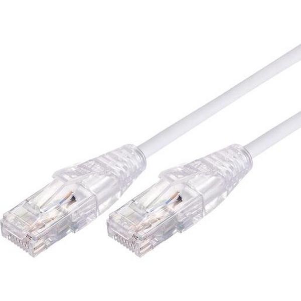 1.5M 10Gbe Ultra Thin Cat 6A UTP Patch Cable Lszh- White, Ideal Electrical Catalogue Data Communications Copper Patch Cord Copper Twisted Pair - Construction Supplies Australia