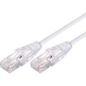 PATCH LEAD CAT 6A 10GBE ULTRA THIN UTP LSZH 2M WHITE