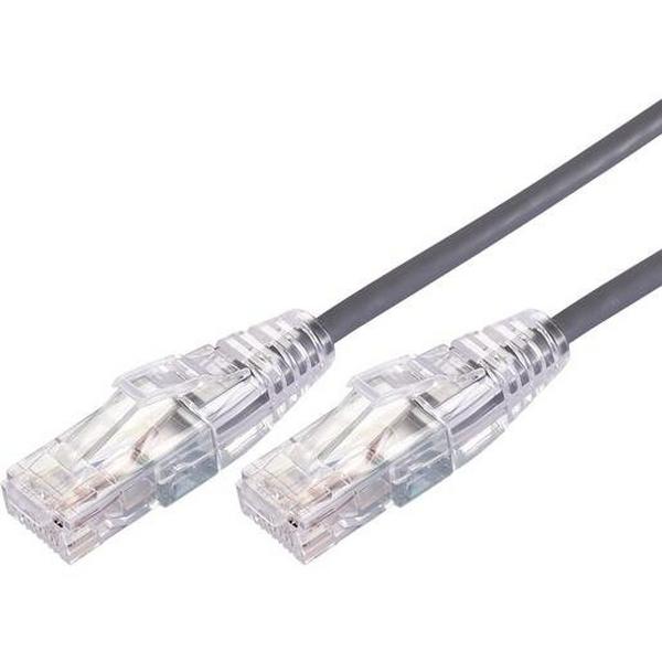 2M 10Gbe Ultra Thin Cat 6A UTP Patch Cable Lszh- Grey, Ideal Electrical Catalogue Data Communications Copper Patch Cord Copper Twisted Pair - Construction Supplies Australia
