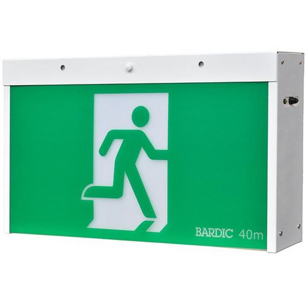 Exit LED Maintained All In One 40M Jumbo Premium, Ideal Electrical Catalogue Light Fittings Emergency Exit Emergency Luminaire - Construction Supplies Australia