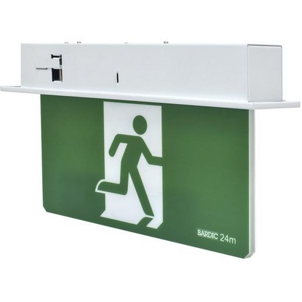 Exit Diffuser Ds Running Man No Arrow, Ideal Electrical Catalogue Light Fittings Emergency Exit Pictogram For Emergency Luminaire - Construction Supplies Australia