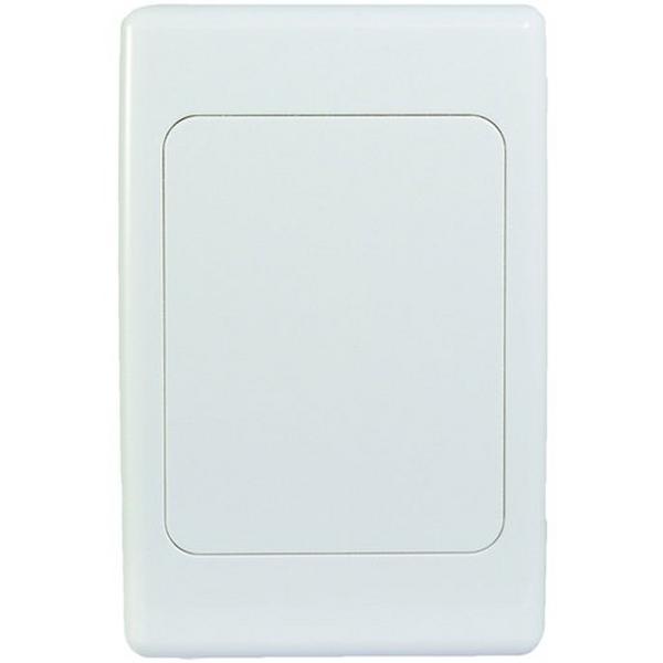 Blank Plate With Clip On Surround, Ideal Electrical Catalogue Switches Plugs Sockets Switches Grid Cover Plate - Construction Supplies Australia