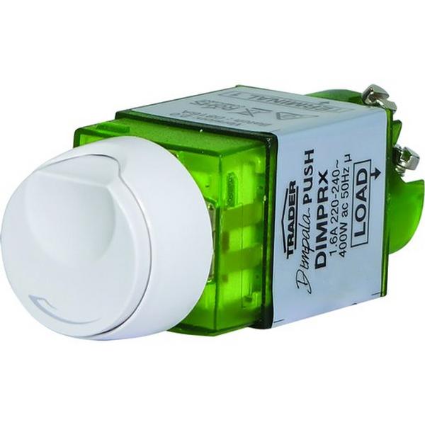 Dimpala Push Rotary Dimmer 400W No Glow, Ideal Electrical Catalogue Switches Plugs Sockets Mechanisms Dimmer Mechs - Construction Supplies Australia