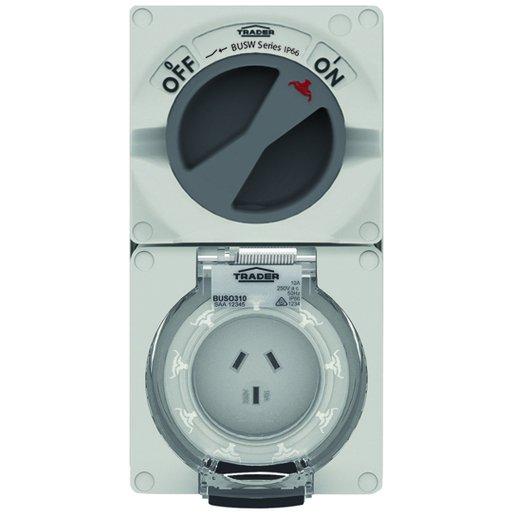 Trader General (Trader) BUC310LE | Switched Socket Combination 250V ...