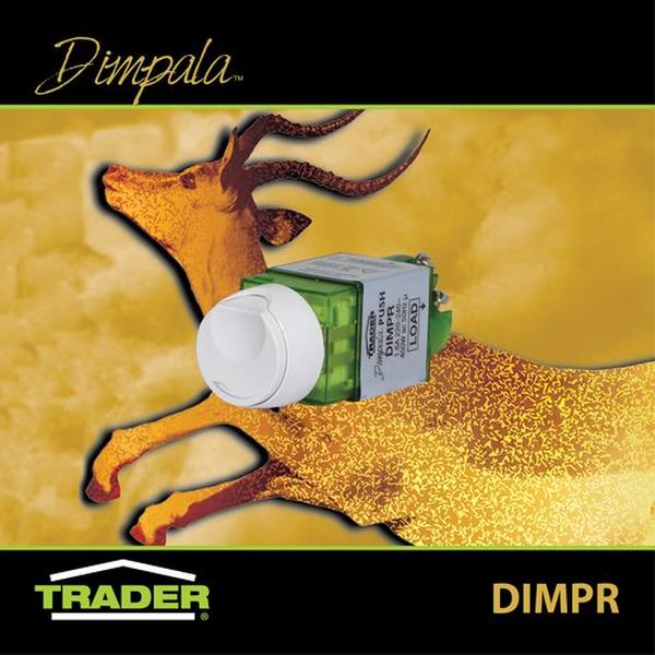 Dimpala Push Rotary Dimmer 400W, Ideal Electrical Catalogue Switches Plugs Sockets Mechanisms Dimmer Mechs - Construction Supplies Australia