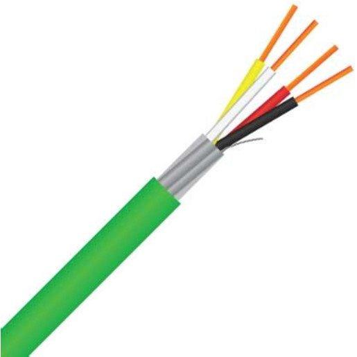 Cable Knx 2Pr Solid 0.8mm2 Cu/Pe/Os/Lszh Green 500M