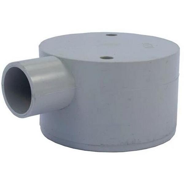 25mm One Way Shallow J/B, Ideal Electrical Catalogue Cable Management Conduit Rigid Conduit Junction Box - Construction Supplies Australia