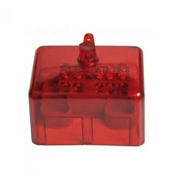 Active Link 5 Hole 100A Red, Ideal Electrical Catalogue Power Distribution Busbar Busbar - Construction Supplies Australia