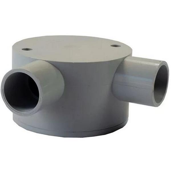 25mm Right Angle Shallow Junction Box, Ideal Electrical Catalogue Cable Management Conduit Rigid Conduit Junction Box - Construction Supplies Australia