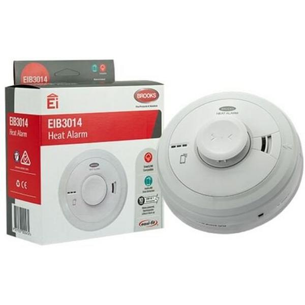 Heat 230-Volt Alarm With 10 Year Lithium Battery Back-Up, Ideal Electrical Catalogue Av Security Detection Fire Gas Alarm Detection Fire Detector - Construction Supplies Australia