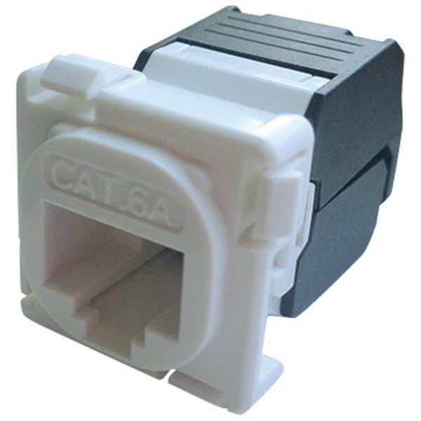 Cat 6A Outlet UTP White Clipsal Mount, Ideal Electrical Catalogue Data Communications Copper Modular Connector - Construction Supplies Australia