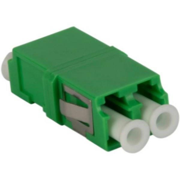 LC Duplex Adaptor Reduced Flange - Green, Ideal Electrical Catalogue Data Communications Fibre Fibre Optic Coupler - Construction Supplies Australia
