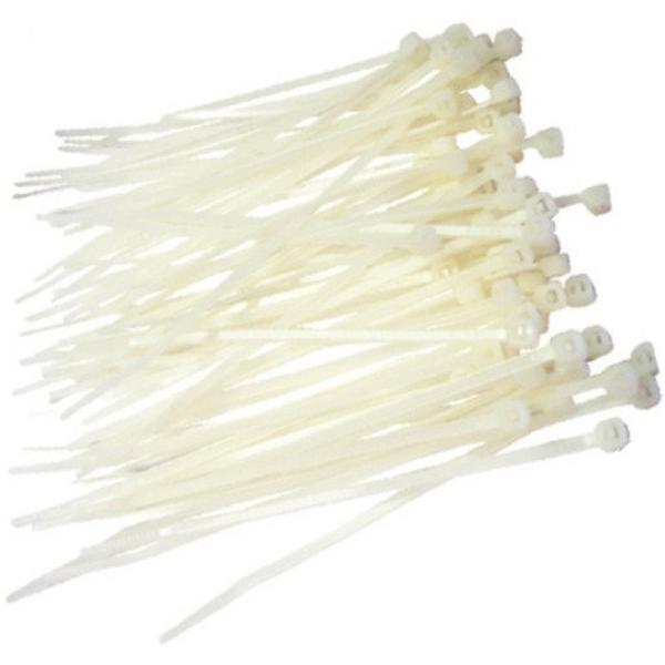 Cable Tie 100X2.4mm 4 Natural 100Pack, Ideal Electrical Catalogue Hardware Cable Tie Cable Tie - Construction Supplies Australia