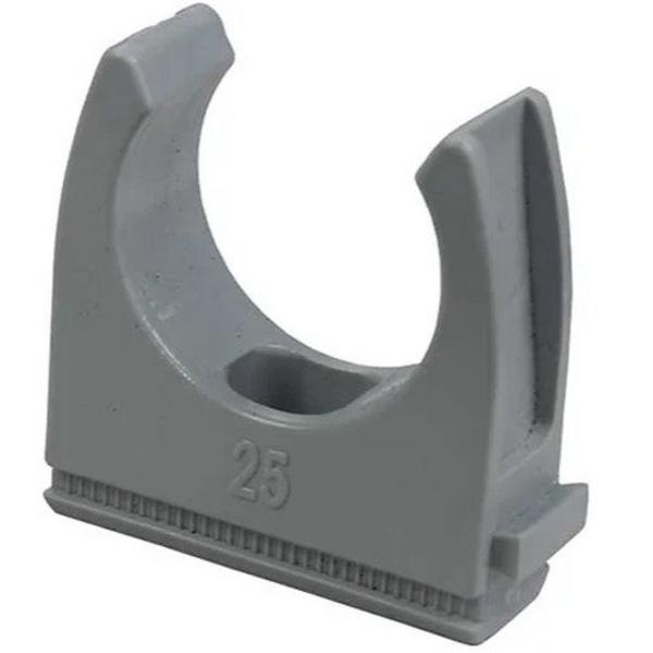 25mm Conduit Clip, Ideal Electrical Catalogue Cable Management Duct Wall Fastening Clip For Installation Duct - Construction Supplies Australia