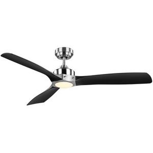 CEILING FAN MINOTA 52"/1320MM 3 BLD ABS CHROME W/LIGHT