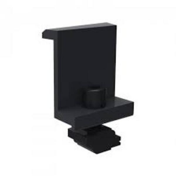 Pv-Ezrack End Clamp - 32mm Black, Ideal Electrical Catalogue Energy Management Solar Mounting Systems Solar Rail Mounting Components - Construction Supplies Australia