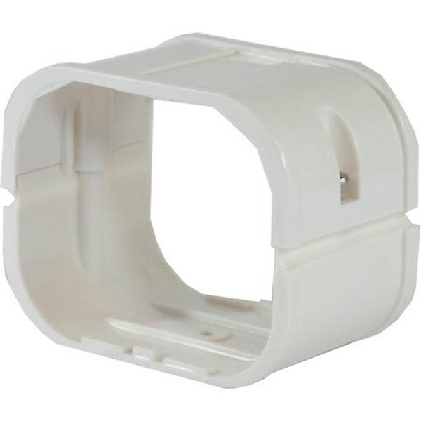 Iduct - Joiner PVC Fitting 100mm, Ideal Electrical Catalogue Cable Management Duct Coupler For Installation Duct - Construction Supplies Australia