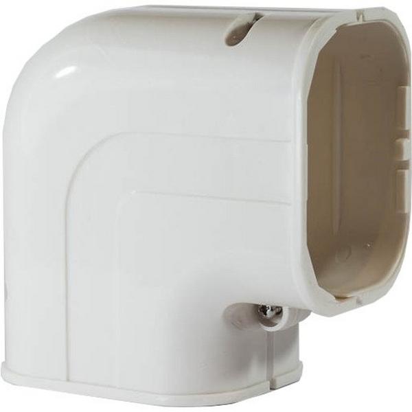 Iduct 90 Degree Flat Bend PVC 100mm, Ideal Electrical Catalogue Cable Management Duct Corner Duct - Construction Supplies Australia