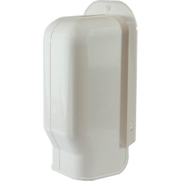 Iduct - End Cap PVC Fitting 80mm, Ideal Electrical Catalogue Cable Management Duct End Piece For Wall Duct - Construction Supplies Australia