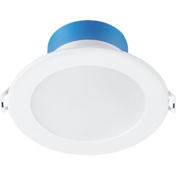 DOWNLIGHT LED 7.5W TRI COLOUR 800LM IP54 DIM 90MM WHITE, Ideal Electrical Catalogue Light Fittings Downlight Downlight Spot Floodlight - Construction Supplies Australia