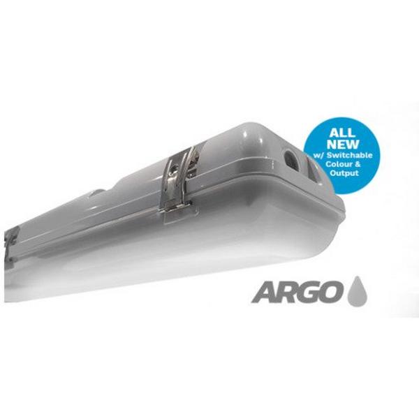 Emergency Batten Wp LED Tri Col/Dp 1200mm Ctp Argo Lp, Ideal Electrical Catalogue Light Fittings Emergency Exit Emergency Luminaire - Construction Supplies Australia