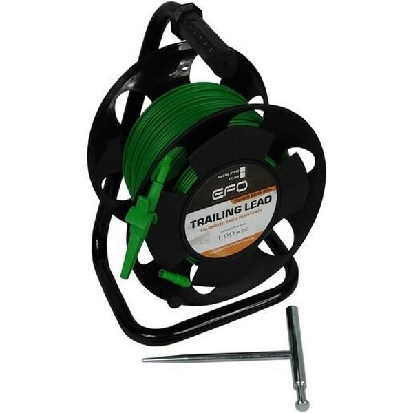 Earth Trailing Lead 50Mtr With Alligator Clips, Ideal Electrical Catalogue Wiring Accessories Terminal Block Ground Terminal Block - Construction Supplies Australia