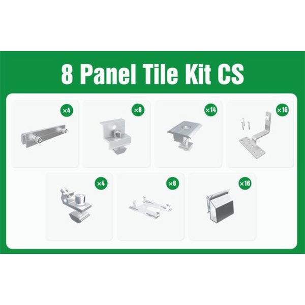 4 JOINER 4 LUG 8 E. CLIP 14 MID 8 END 16 TILE AND 16 CABLE CLIP, Ideal Electrical Catalogue Energy Management Solar Balance Of System Solar Balance Of System - Construction Supplies Australia