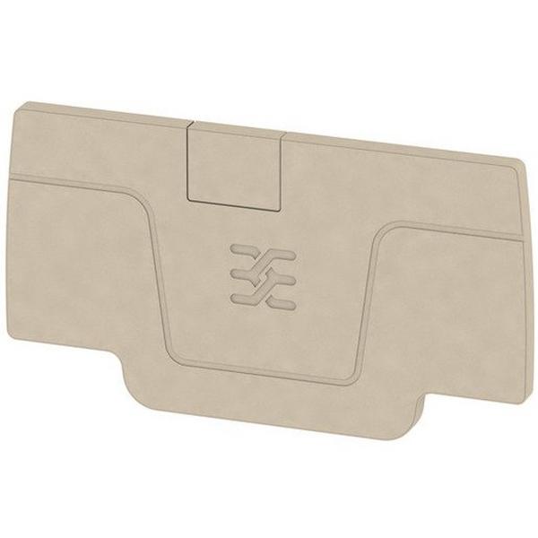 Aep2C2.5 End Plate Beige, Ideal Electrical Catalogue Wiring Accessories Terminal Block Distribution Terminal Block - Construction Supplies Australia