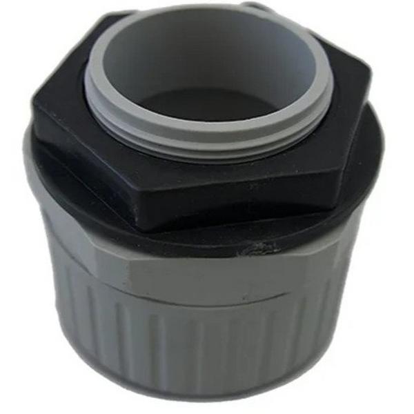 40mm Corrugated Conduit Straight Gland With Locknut, Ideal Electrical Catalogue Cable Management Conduit Corrugated Corrugated Adaptors - Construction Supplies Australia