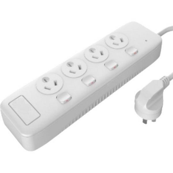 Powerboard 4 Way Individually Switched, Ideal Electrical Catalogue Electrical Appliances Power Boards Power Board - Construction Supplies Australia