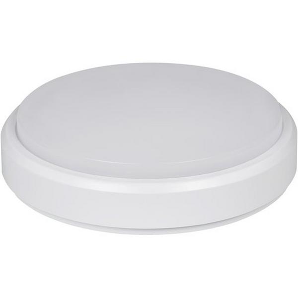 BUNKER LED 10W TRI COLOUR N/DIM 175MM IP54 WHITE/BLACK ROUND COVE, Ideal Electrical Catalogue Light Fittings Ceiling Wall Lighting Ceiling Wall Luminaire - Construction Supplies Australia