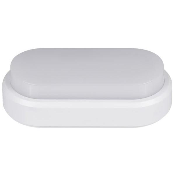 Bunker LED 15W Tri Colour N/Dim 230mm IP54 White/Black Oval Cove, Ideal Electrical Catalogue Light Fittings Ceiling Wall Lighting Ceiling Wall Luminaire - Construction Supplies Australia