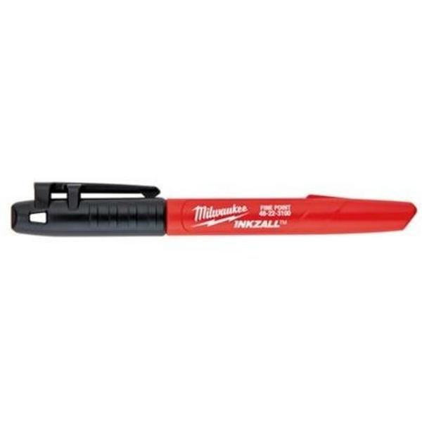 Inkzall Fine Point Black Jobsite Marker, Ideal Electrical Catalogue Hardware Markers Marker - Construction Supplies Australia