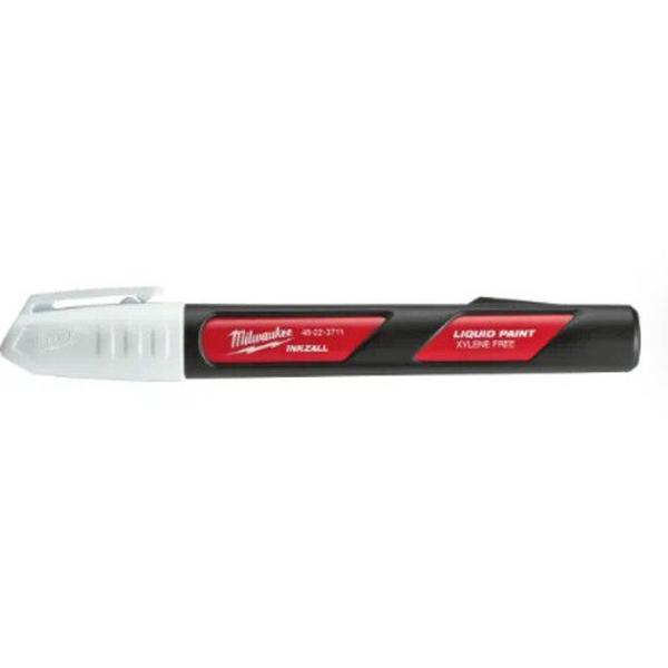 Inkzall Liquid Paint Marker White, Ideal Electrical Catalogue Hardware Markers Marker - Construction Supplies Australia
