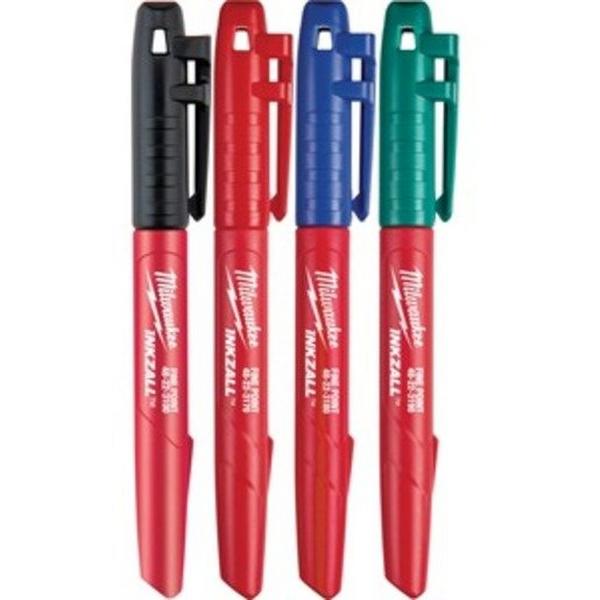 Inkzall Fine Point Marker Blue, Ideal Electrical Catalogue Hardware Markers Marker - Construction Supplies Australia