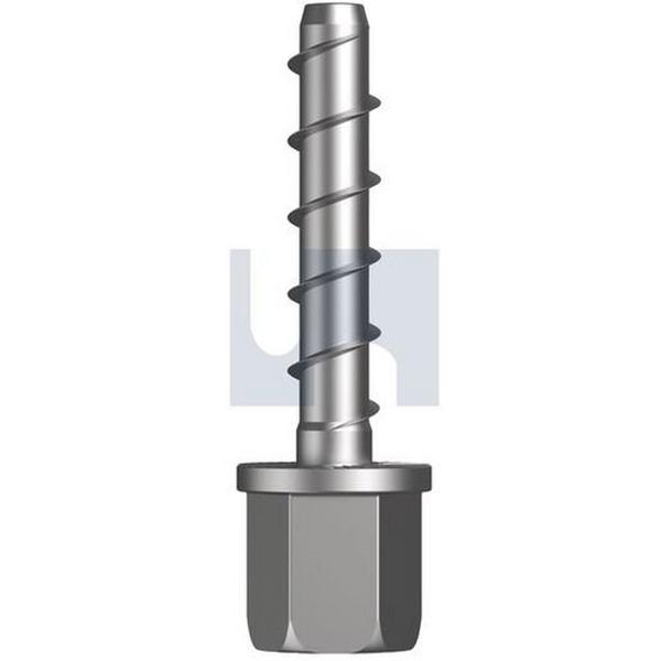 Xbolt Vertical Hanger M10 X 38 X 14G Z/P Carbon Steel, Ideal Electrical Catalogue Hardware Fixings Hanger For Trapezoidal Ceiling - Construction Supplies Australia