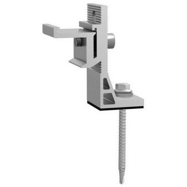 Pv-Ezrack Solarroof, Tin Interface A With Ezclick Connection For Eco-Rail, Ideal Electrical Catalogue Energy Management Solar Mounting Systems Solar Roof Mounting Components - Construction Supplies Australia