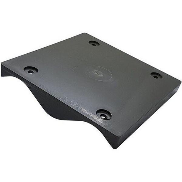 Corrugated Mounting Block Dark Grey, 122mm X 122mm, Ideal Electrical Catalogue Switches Plugs Sockets Switches Surface Mounting Box - Construction Supplies Australia