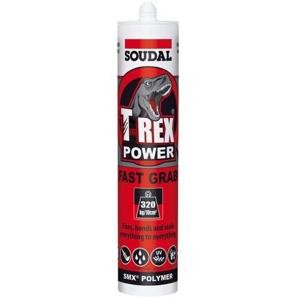 T-Rex Power Fast Grab - Bright White 290mL, Ideal Electrical Catalogue Hardware Cable Resin Jointing Compound - Construction Supplies Australia