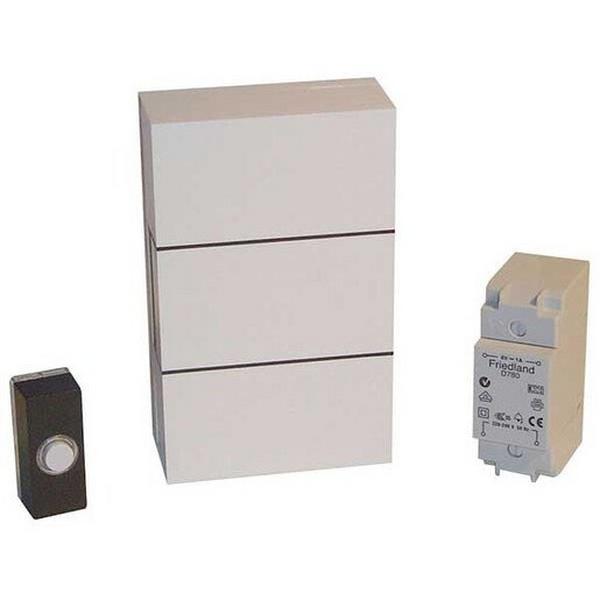 Friedland Doorchime Kit Consisting Of D780, D534, D117, Ideal Electrical Catalogue Av Security Detection Doorbell Entry Control Doorbell - Construction Supplies Australia