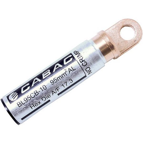 Bi-Metal 120mm2 10mm Stud, Ideal Electrical Catalogue Wiring Accessories Lugs Links Tubular Cable Lug For Copper Conductors - Construction Supplies Australia
